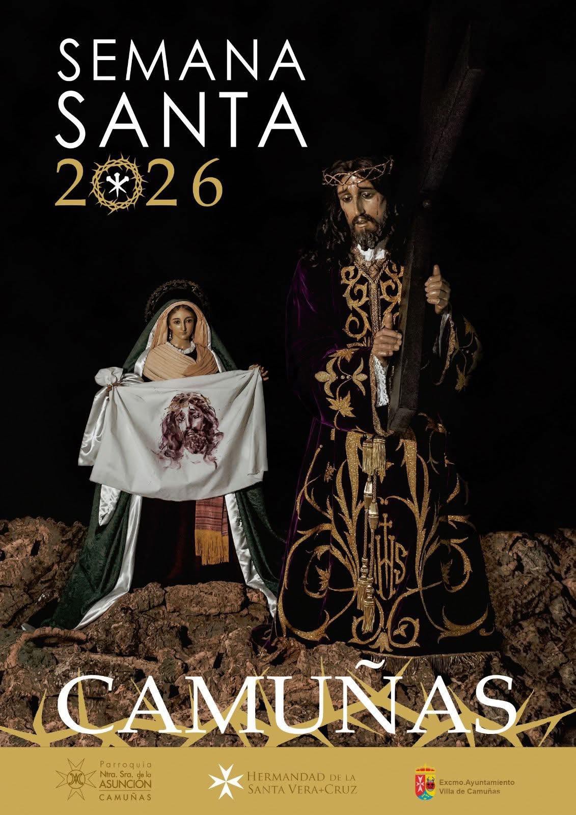 Cartel de Semana Santa en Camuñas 2026